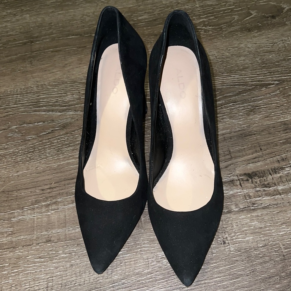 Aldo Black Heels Design: Qayria